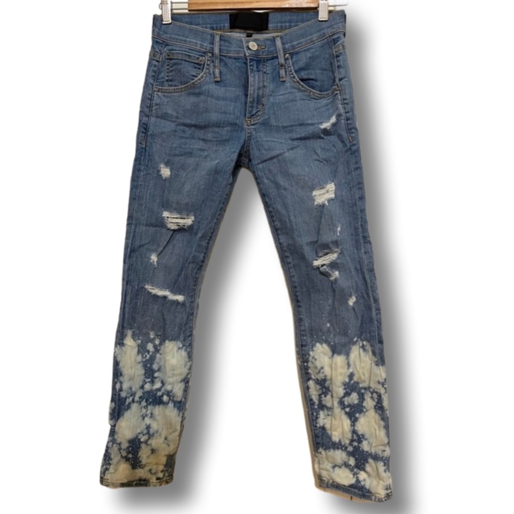 Calvin Rucker Distressed Denim Jeans - Picture 1 of 7
